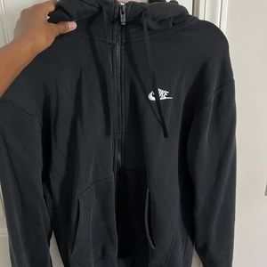 Black Nike zip up jacket